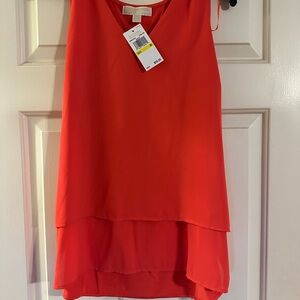 Michael Kors Vibrant Red Top